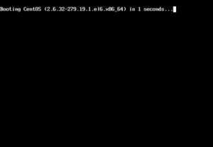 CentOS-Boot hält an