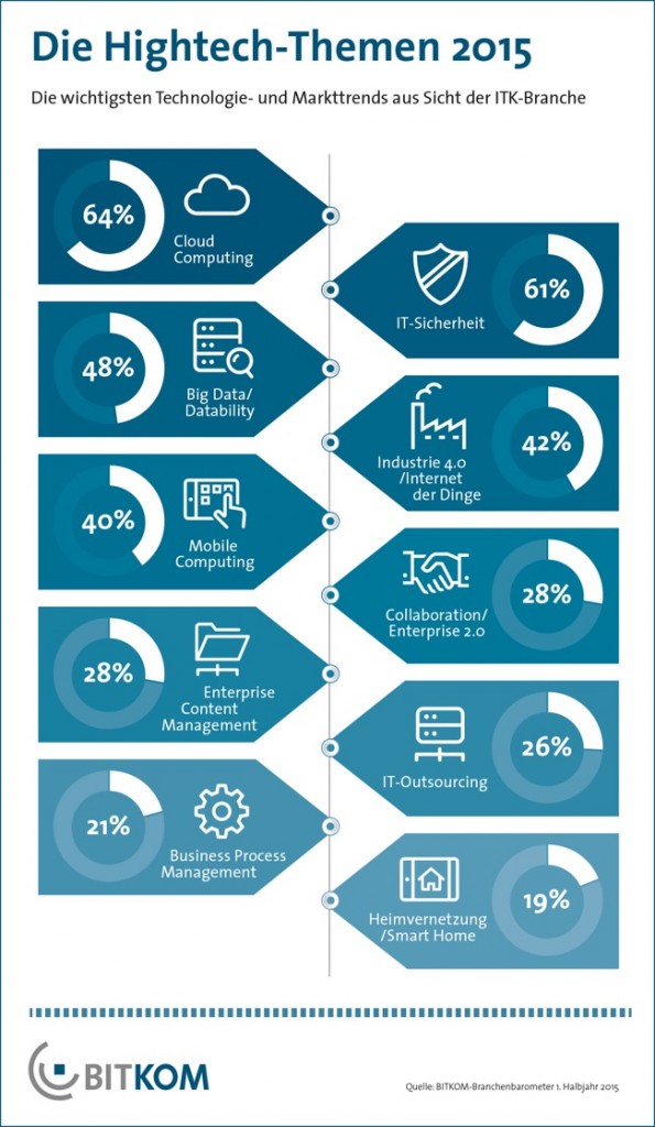 Infografik IT-Themen 2015